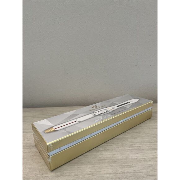 Republic of Croc Crystalline Hybrid Infrared Curling Iron 1 in. White New Sealed - Picture 3 of 5
